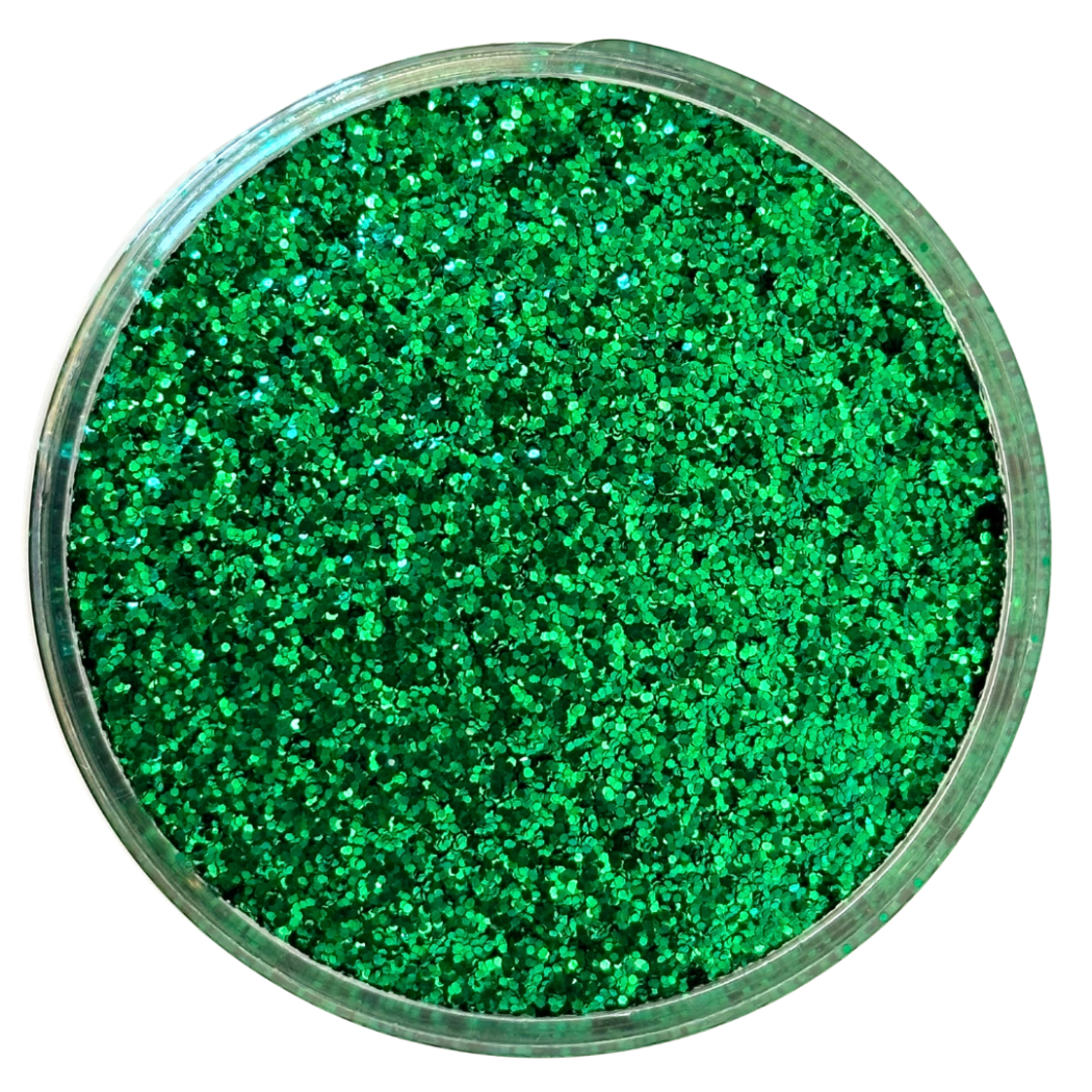 Green custom chunky glitter mix / PDB Creative Studio for art, nails and projects