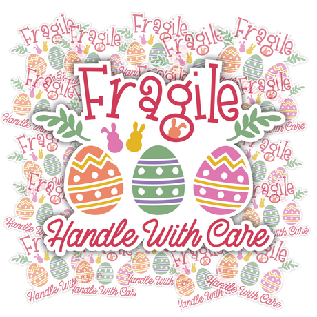 Easter Business Shipping matte vinyl sticker