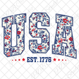 usa patriotic 4th of july uv-dtf decal wrap for diy resin art