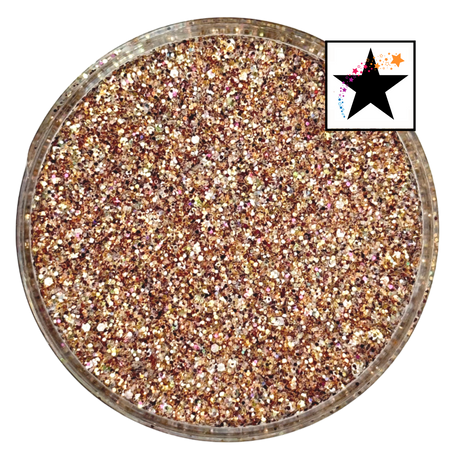 Bronze, copper, gold custom chunky glitter mix / PDB Creative Studio