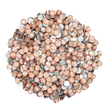 MOCCA LT PEACH - PASTEL PINK ORANGE Glam Glass® flatback, non hotfix rhinestones for art, body, nails and more - PDB Creative Studio