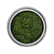 deep forest green pigment powder for art, body, nails / PDB Creative Studio