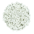 Neon White Glam Glass® flat back, non hotfix rhinestones for art, body, nails and more - PDB Creative Studio