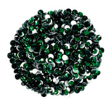 EMERALD - DARK GREEN Glam Glass® flatback, non hotfix rhinestones for art, body, nails and more - PDB Creative Studio