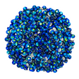 EMERALD AB - Royal Blue AB Glam Glass® flatback, non hotfix rhinestones for art, body, nails and more - PDB Creative Studio