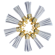 GREY / GOLD TASSELS TASSELS 