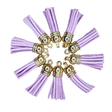 LAVENDER / GOLD TASSELS TASSELS 