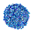 SMOKED TOPAZ AB - BLUE ORANGE Glam Glass® flatback, non hotfix rhinestones for art, body, nails and more - PDB Creative Studio
